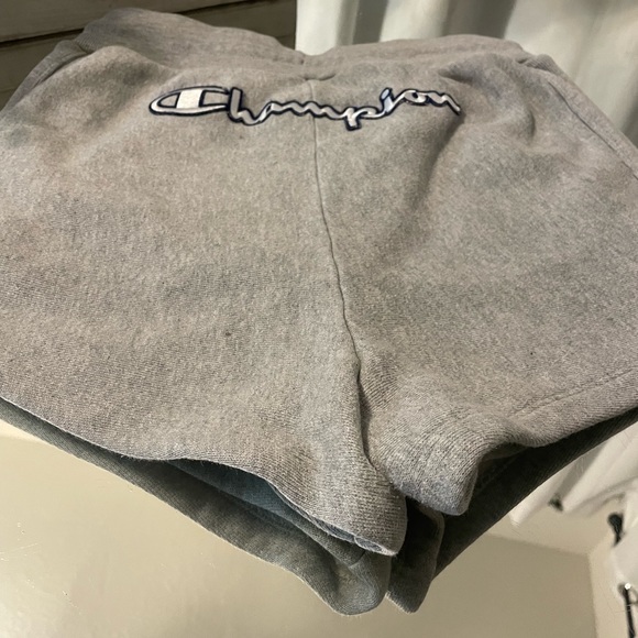 Champion Reverse Weave Small Gray Women Booty Sport Shorts Surf Run Gym - Picture 8 of 9